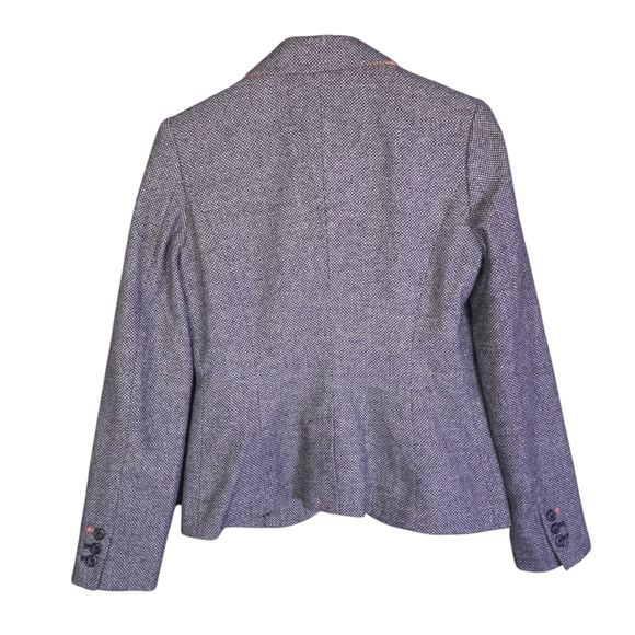 Merona‎ Tweed Wool Blend Blazer Size 2 Business Office Formal - Picture 2 of 10